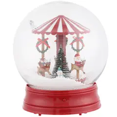 DEAR SANTA - Globo nieve led musical animado 16,5 cm
