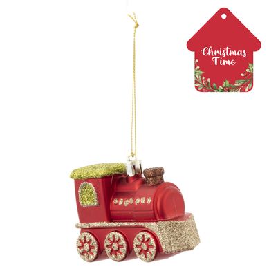 Adorno de rbol tren 9 cm