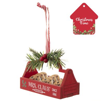 Adorno rbol canasto galletas