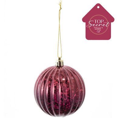 Esfera calabaza burdeo 8 cm