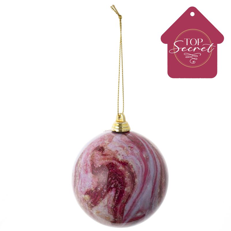 DEAR SANTA - Esfera papel márbol 8 cm
