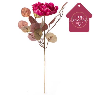 Rama peonia fucsia 50 cm