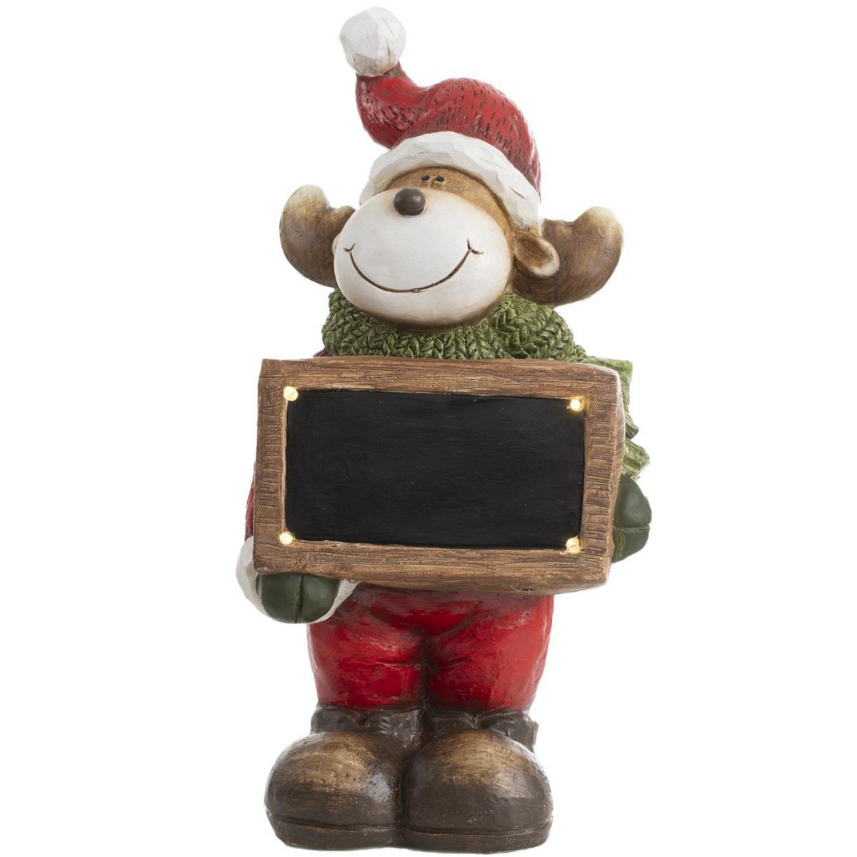 DEAR SANTA - Reno led con pizarra 55,5 cm