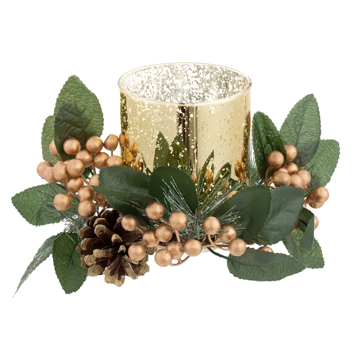 DEAR SANTA - Portavela decorativo 18,5 cm