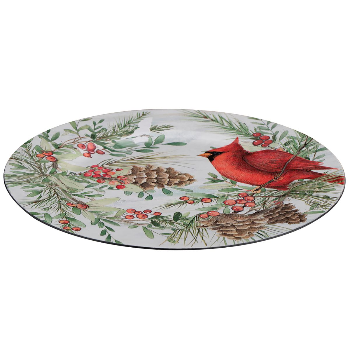 DEAR SANTA - Plato plastico navidad 32,7 cm