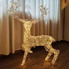 DEAR SANTA - Reno con luces 110 cm 160 l gs