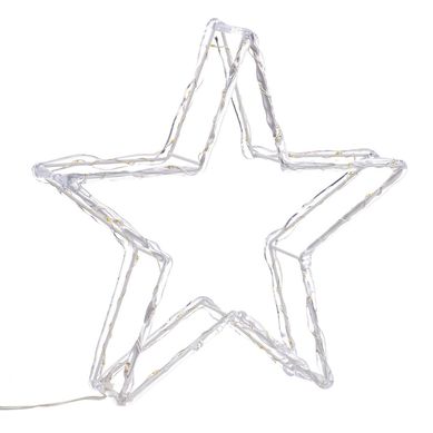 Estrella con luces deco 50 l 30 cm