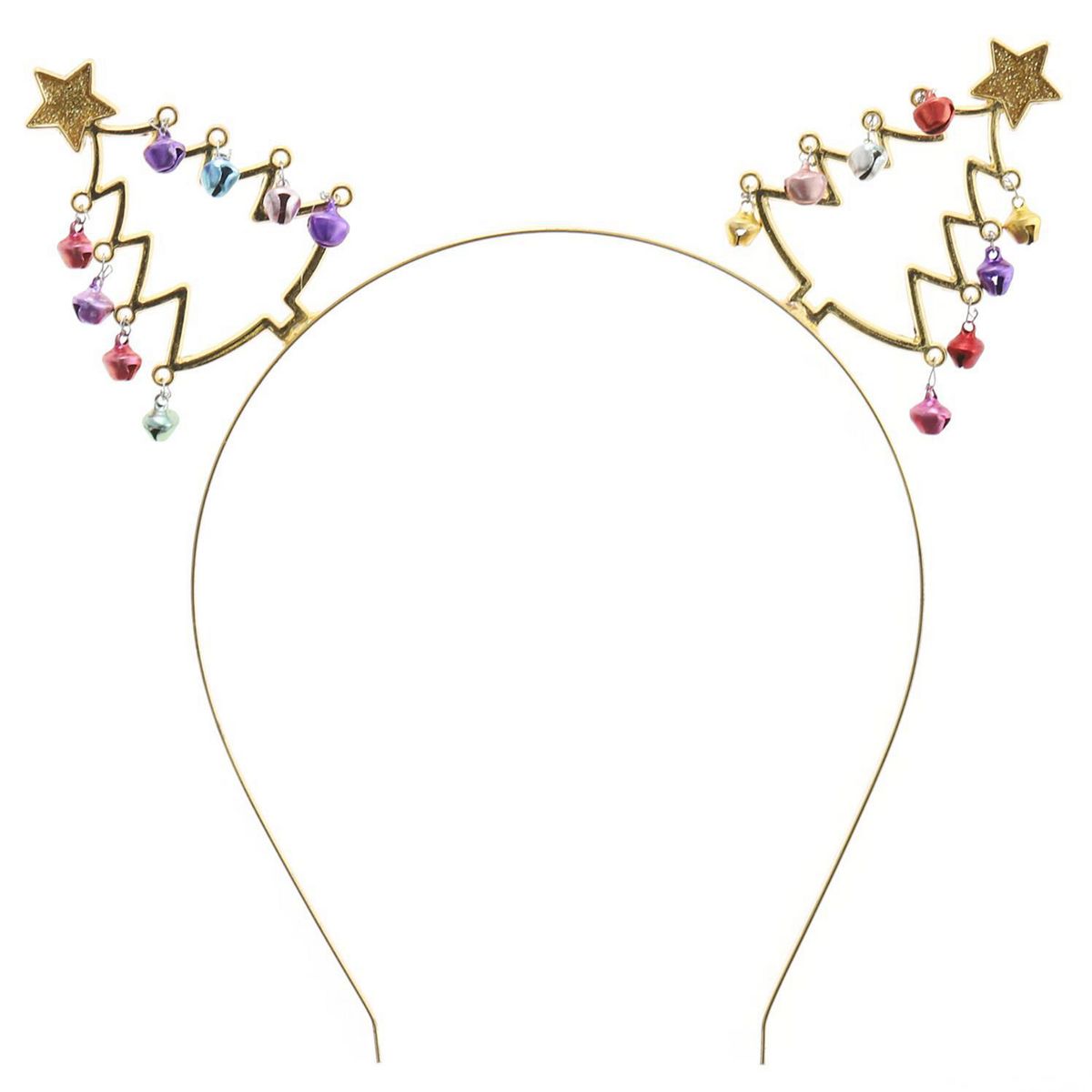 DEAR SANTA - Cintillo metal campana dorado