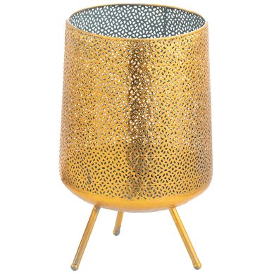 Portavela dorado 35 cm