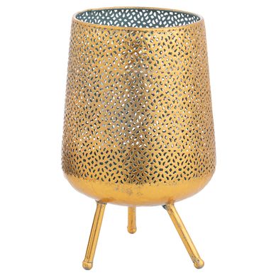 Portavela dorado 27 cm