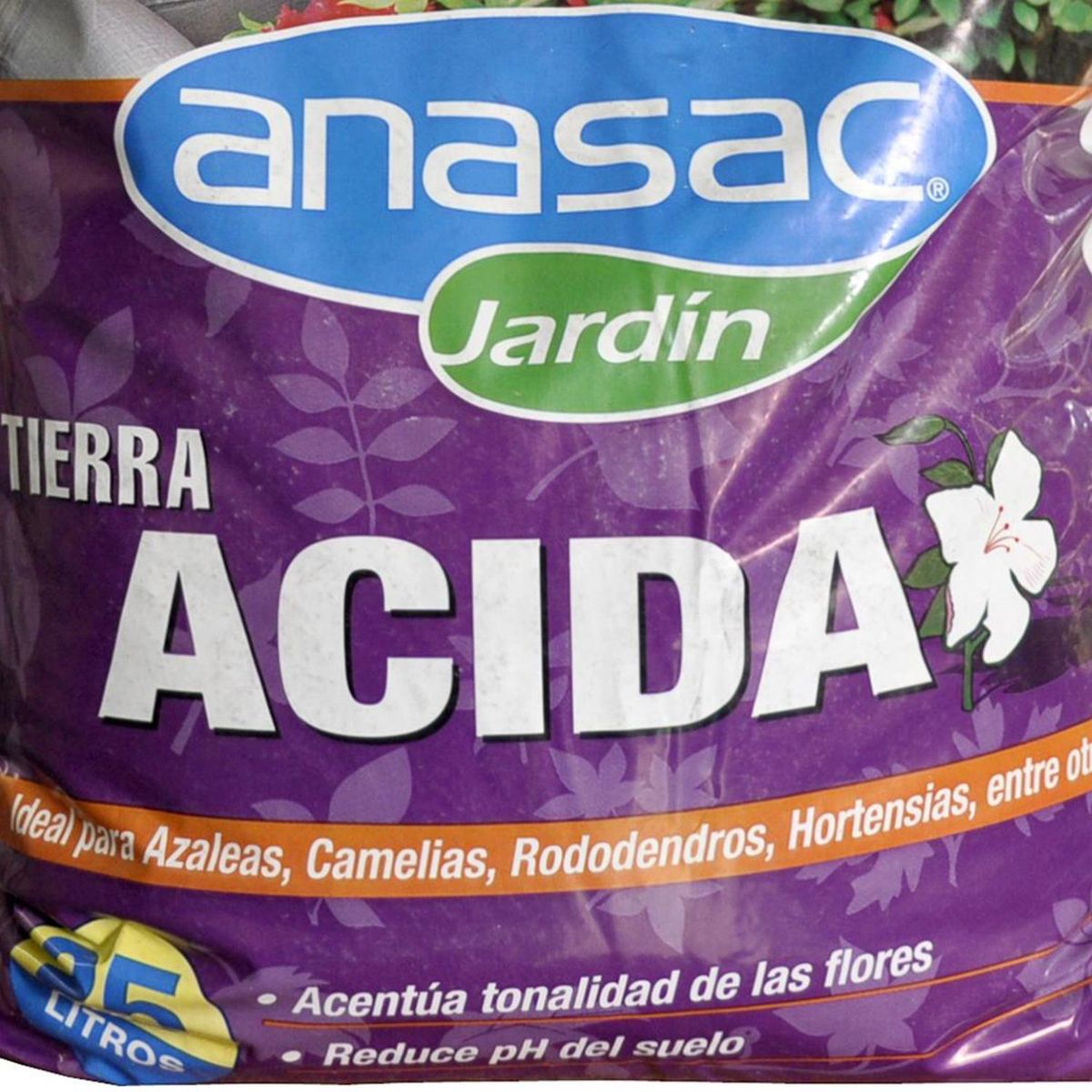 ANASAC - Tierra Acida para Jardín 25 litros saco