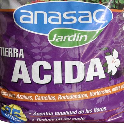 Imagen 2 del producto Tierra Acida para Jardín 25 litros saco