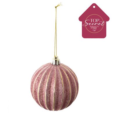 Esfera panales 8 cm rosada