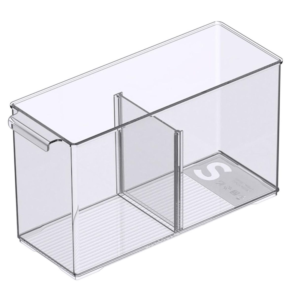 JUST HOME COLLECTION - Caja organizadora transparente 10,2x26,9x15 cm