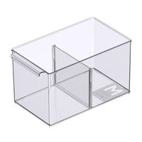 Caja organizadora transparente 15,2x26,9x15 cm
