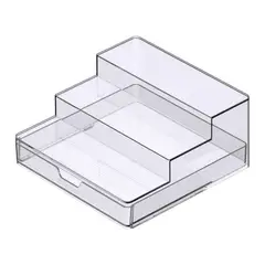 JUST HOME COLLECTION - Organizador de especieros 3 niveles 26,7x26,7x13 cm