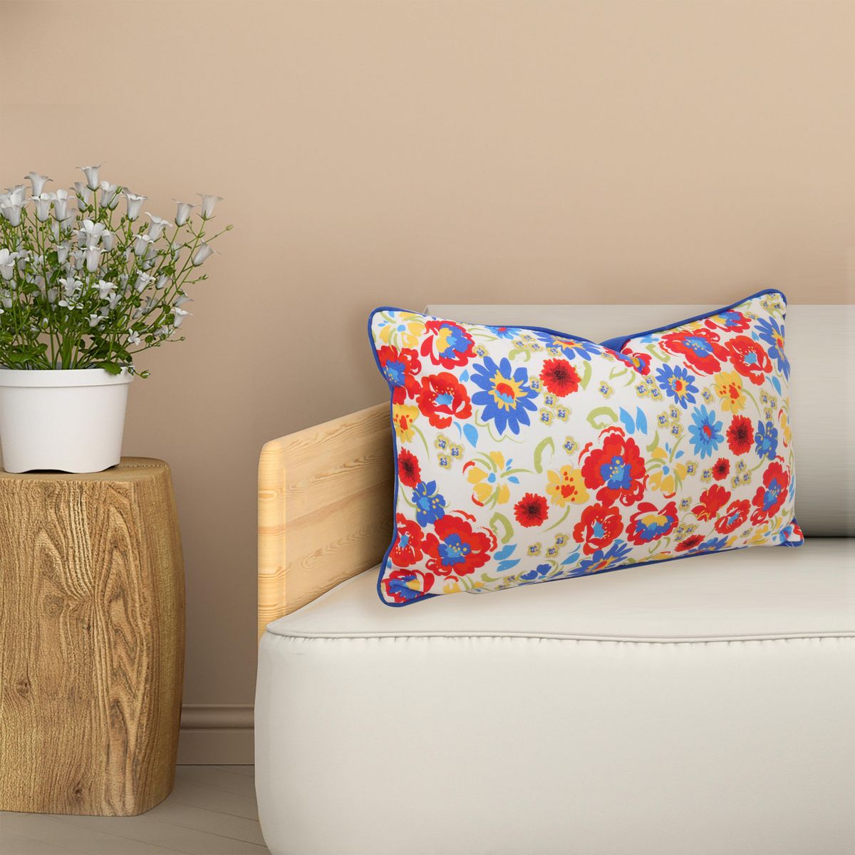 JUST HOME COLLECTION - Cojin Clasico Multicolor 30x50 cm