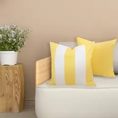 JUST HOME COLLECTION - Pack cojin TOC23111704B 45x45 cm Amarillo
