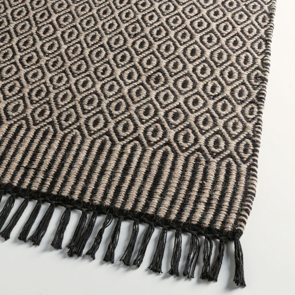 JUST HOME COLLECTION - Alfombra Grande Pasi 240x340 cm Lana Gris