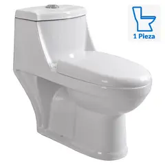 SENSI DACQUA - Sanitario One piece a Piso 20,5 cm 7 Litros Prato Blanco