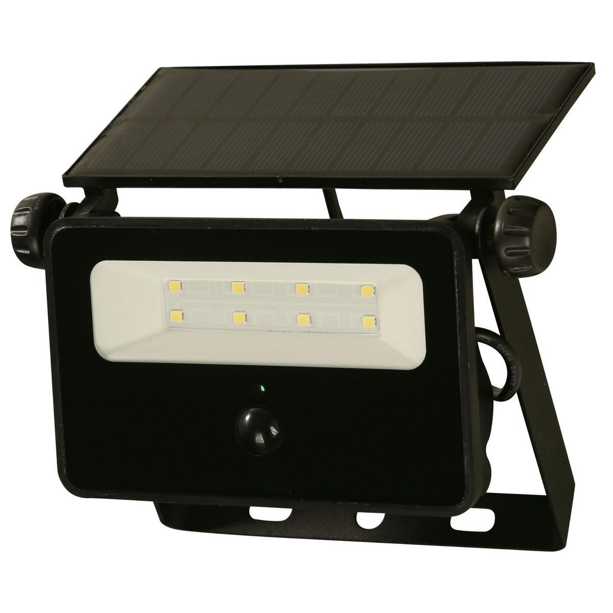 HALUX - Reflector Solar Luz Neutra Negro 200 Lm