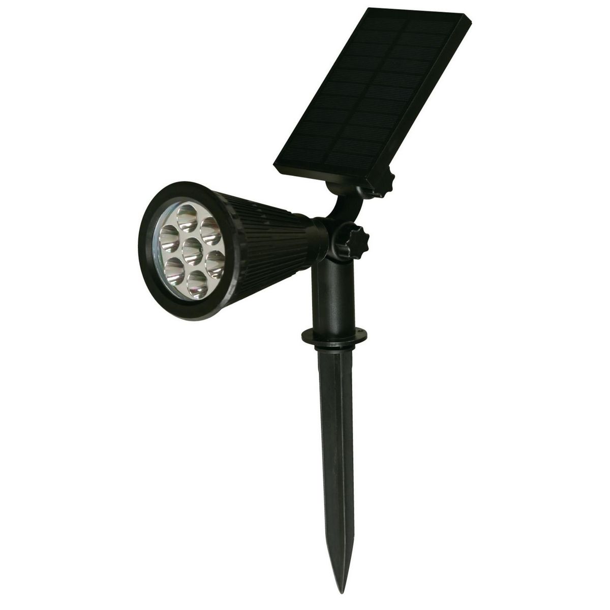 JUST HOME COLLECTION - Estaca Solar Led RGB IP44 10 lúmenes con control para Luz Multicolor