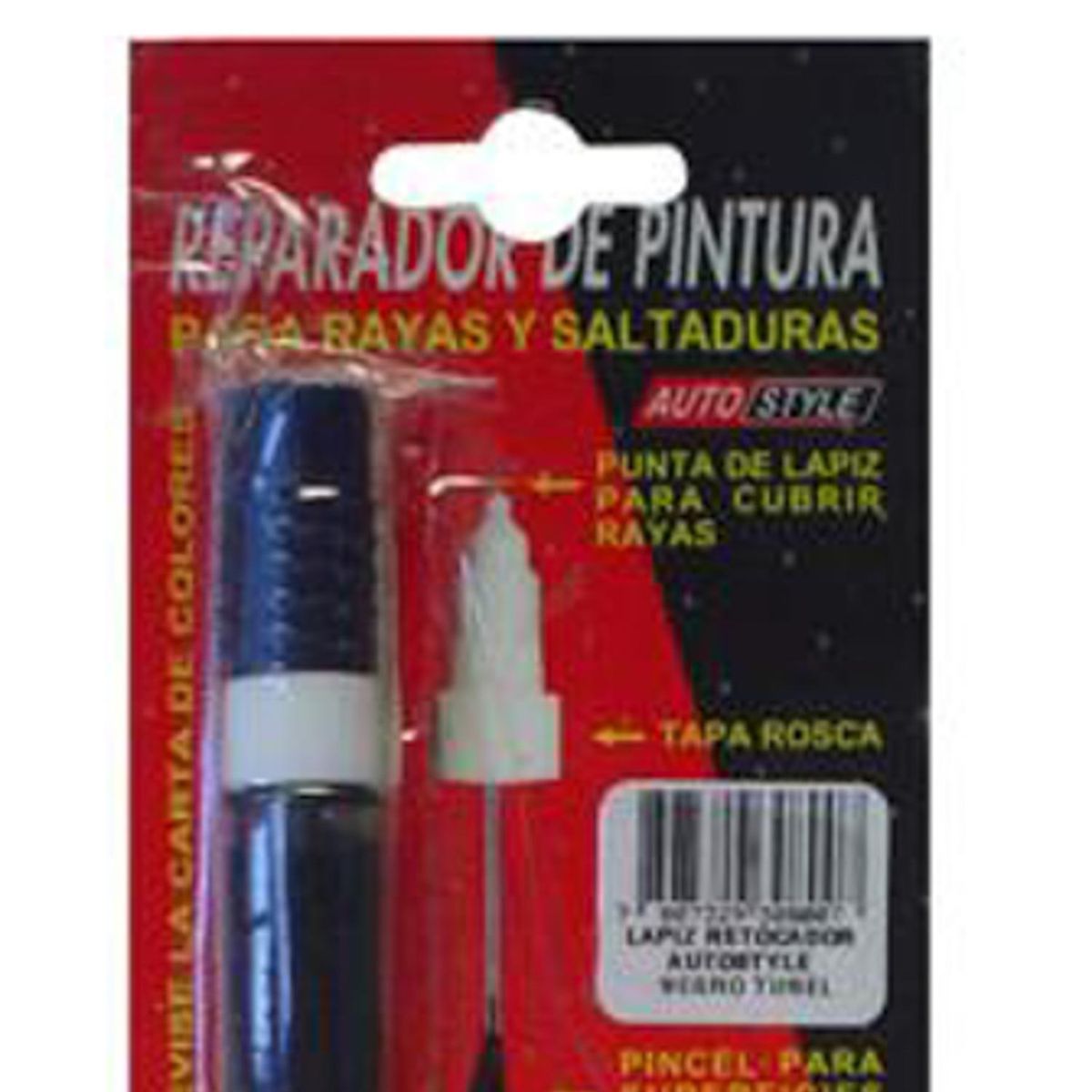 AUTOSTYLE - Reparador de pintura para auto negro