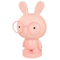 Lámpara Mesa Conejo Rosa 19.5x34.5 cm