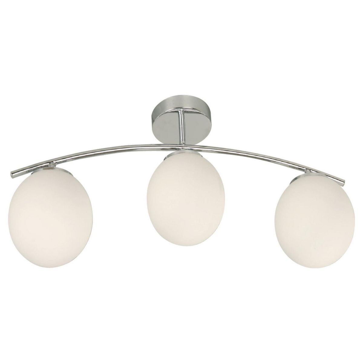 JUST HOME COLLECTION - Lámpara Techo Cristal Blanco