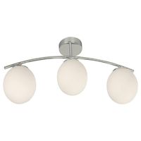 Lámpara Techo Cristal Blanco