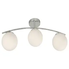 JUST HOME COLLECTION - Lámpara Techo Celio 3L E27 Cromo
