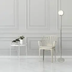 JUST HOME COLLECTION - Lámpara Pie Celio 1L E27 Cromo