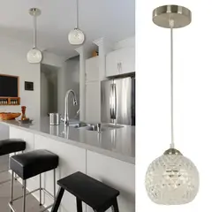JUST HOME COLLECTION - Lámpara Colgar Volsci 1L E27 Satin