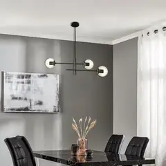 JUST HOME COLLECTION - Lámpara Colgar Ripa 3L E27 Transparente