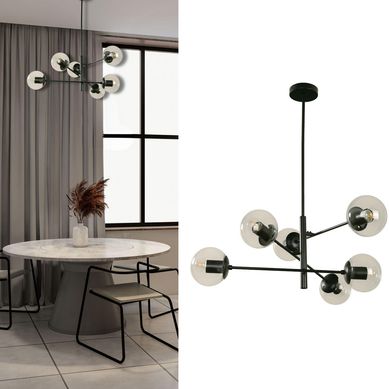 Lmpara Colgar Ripa 6L E27 Transparente