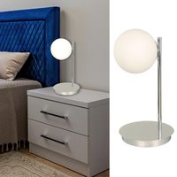 Lámpara Mesa Celio Gris 20x38.5 cm