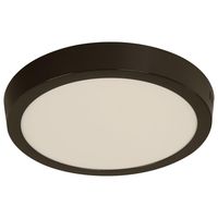 Plafón Led Manzoni Plástico Negro