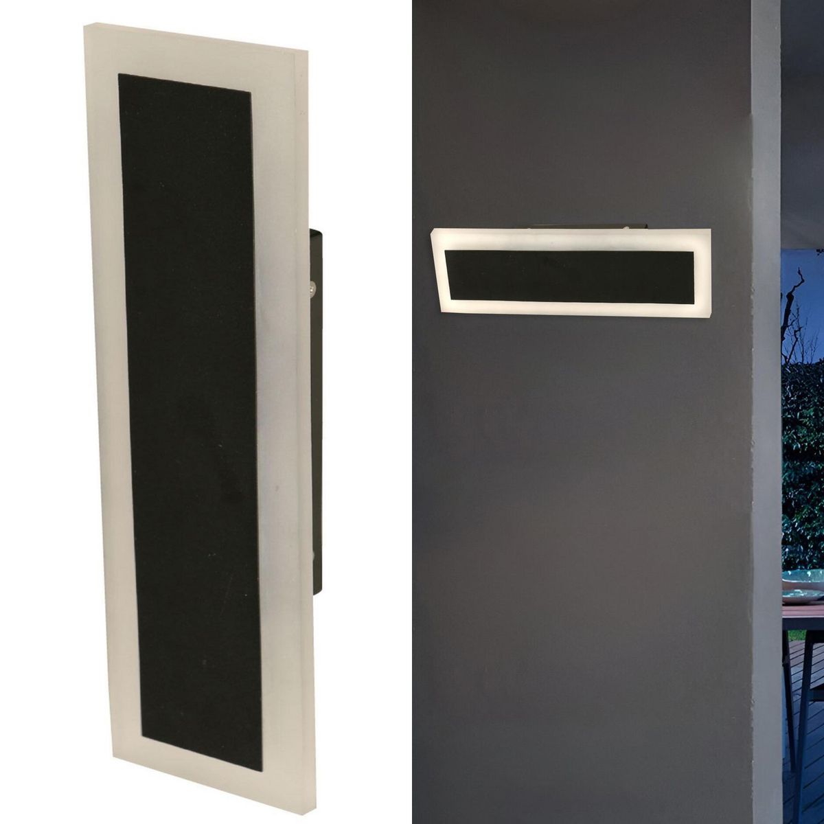 JUST HOME COLLECTION - Lámpara Muro Led 9 W IP 54 405 lm Luz Neutro