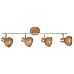JUST HOME COLLECTION - Barra Led Madera Café/Marrón 65.5 cm
