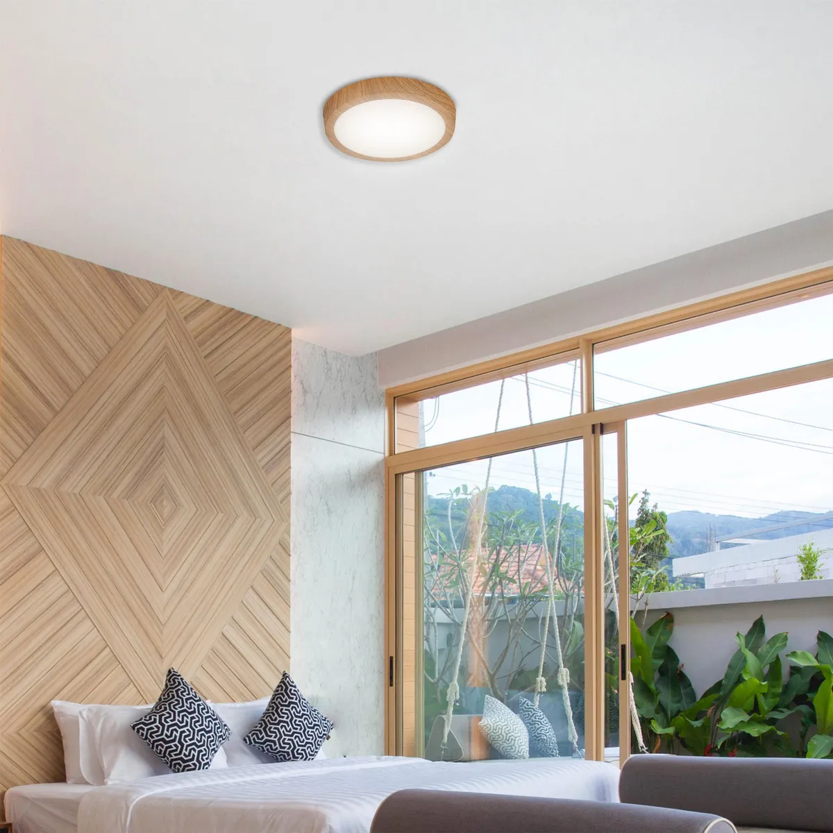 JUST HOME COLLECTION - Plafón Led Manzoni Ln Natural