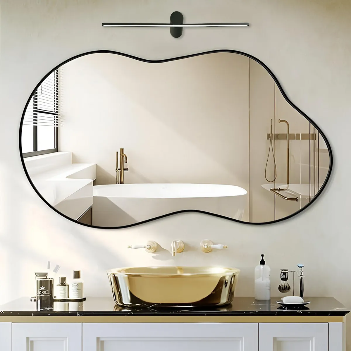 JUST HOME COLLECTION - Apliqué Led Pietro Plástico Negro