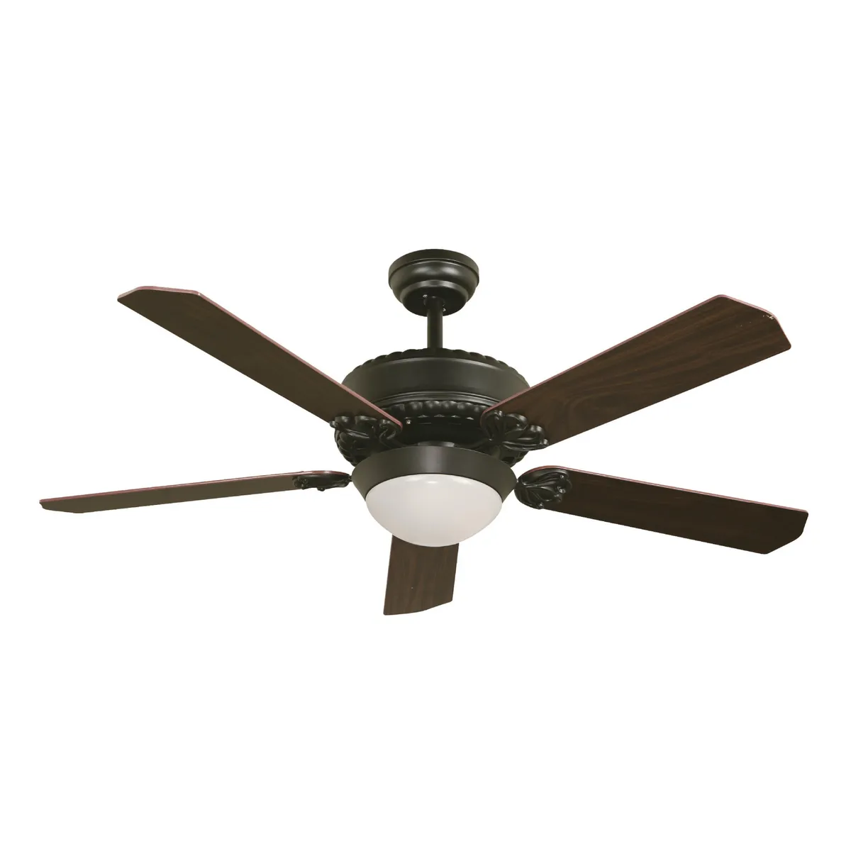 JUST HOME COLLECTION - Ventilador de Techo Café Parlante 5 Aspas