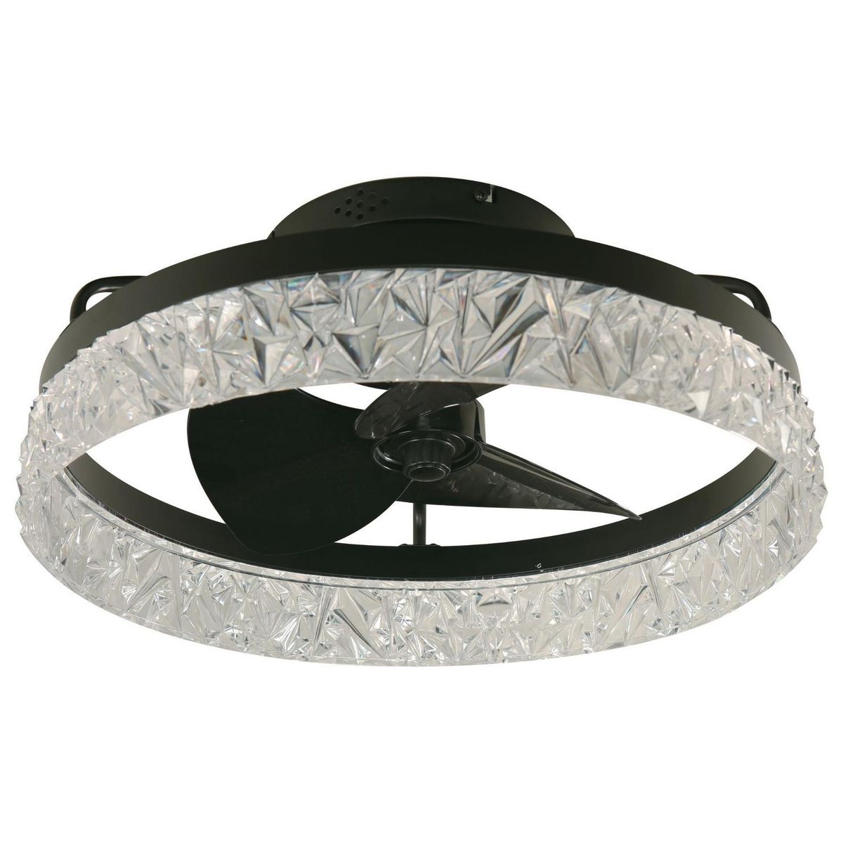 JUST HOME COLLECTION - Ventilador de Techo Negro 3 Aspas