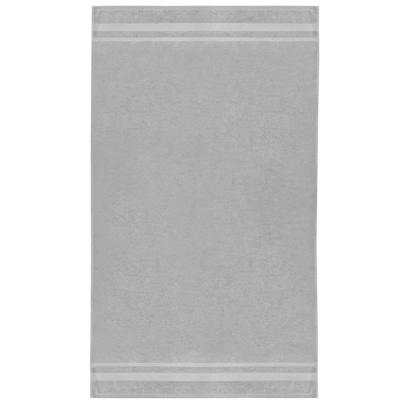 JUST HOME COLLECTION - Toalla Baño Crown 600 gr Algodón 90x150 cm Gris