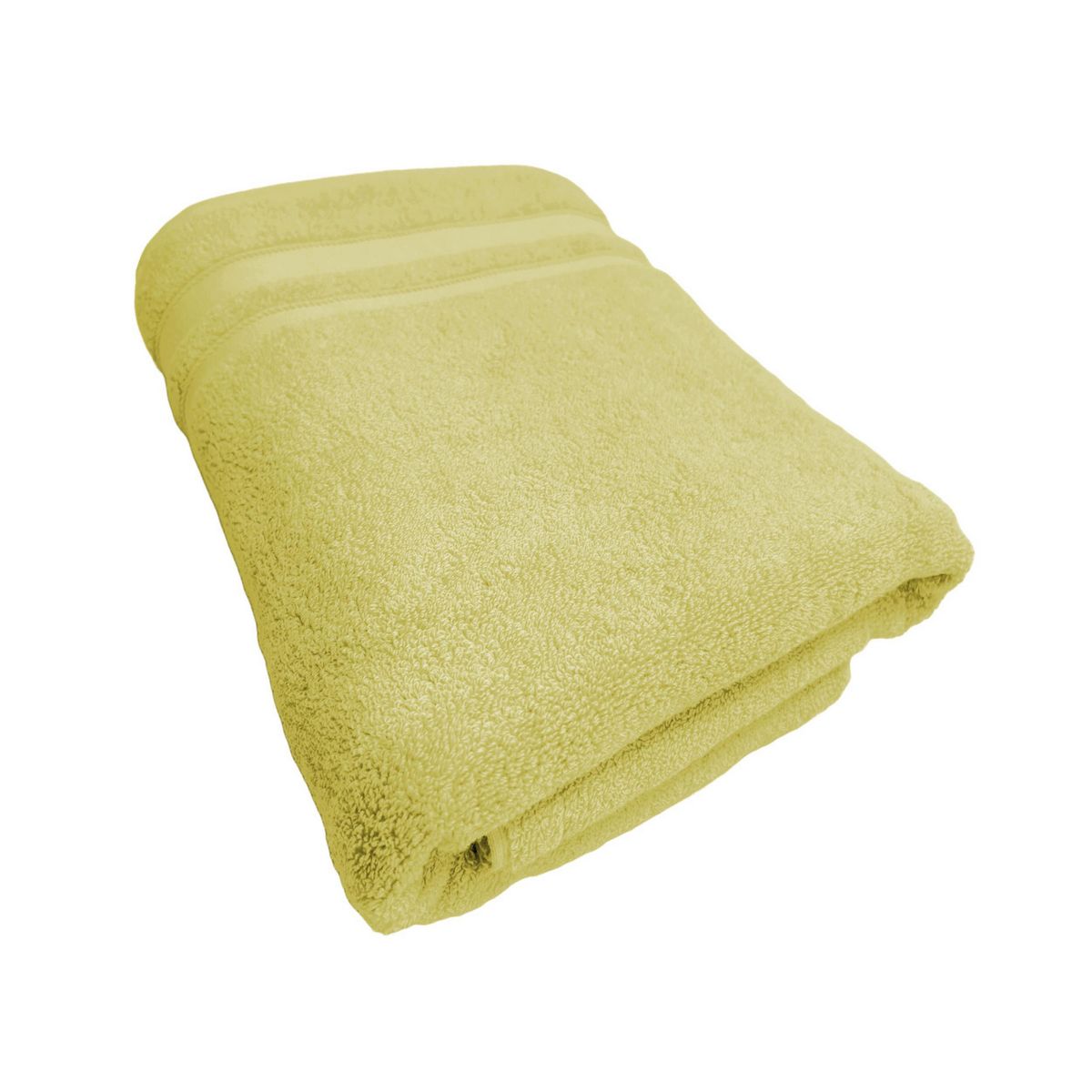 JUST HOME COLLECTION - Toalla Baño Crown 600 gr Algodón 90x150 cm Amarillo