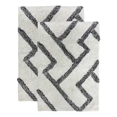 JUST HOME COLLECTION - Set 2 Pisos Baño Prestige 45x65 cm Azul