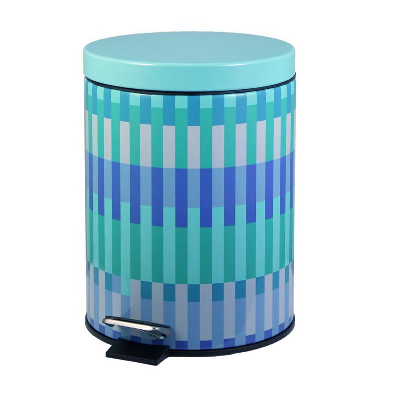 CASA BONITA - Papelero 5 Litros Metal Azul