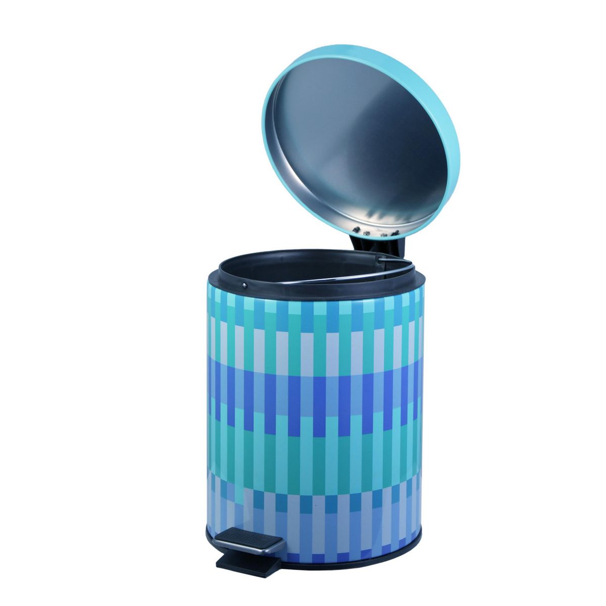 CASA BONITA - Papelero 5 Litros Metal Azul