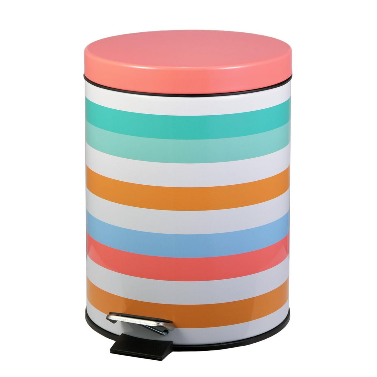 CASA BONITA - Papelero 5 Litros Metal Multicolor