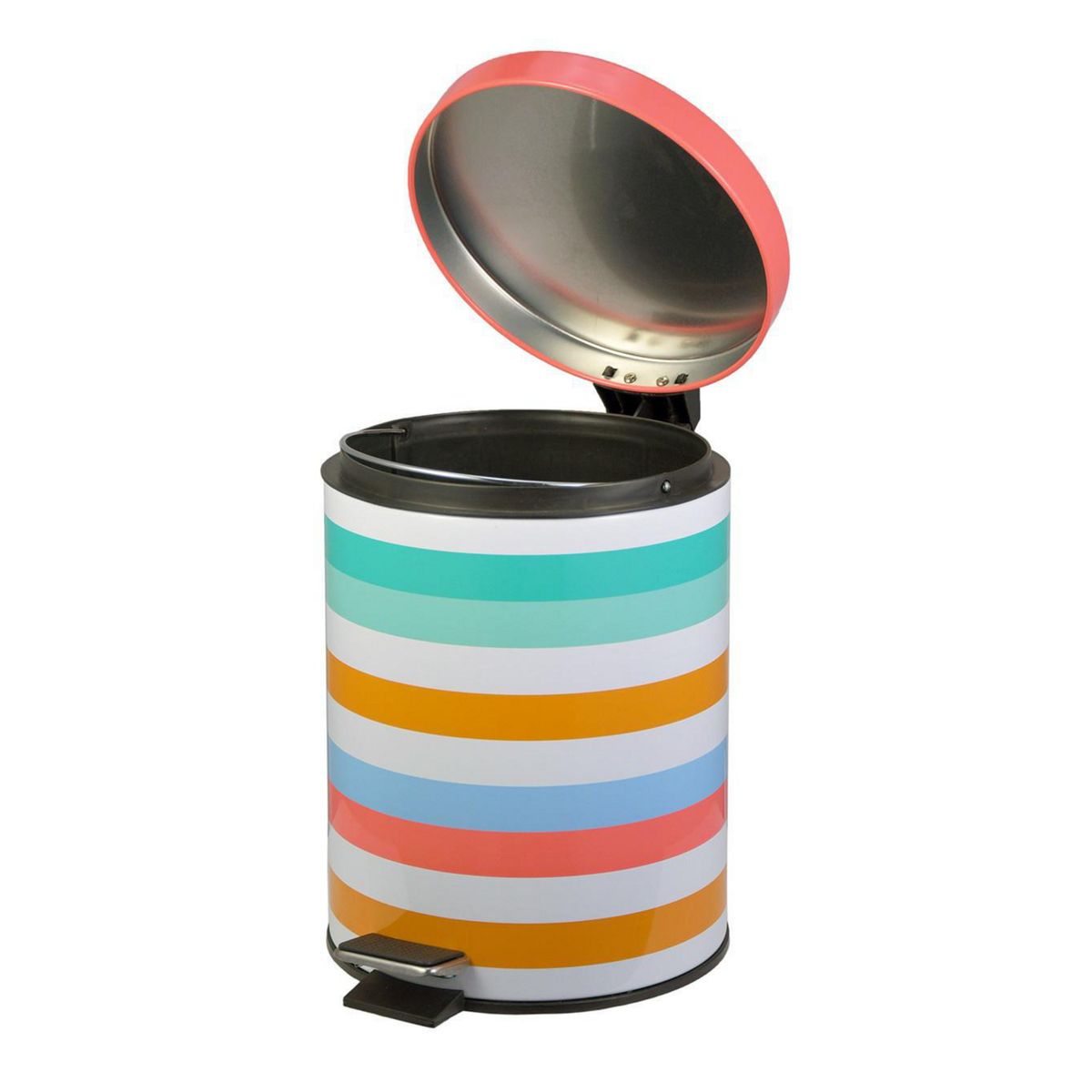 CASA BONITA - Papelero 5 Litros Metal Multicolor